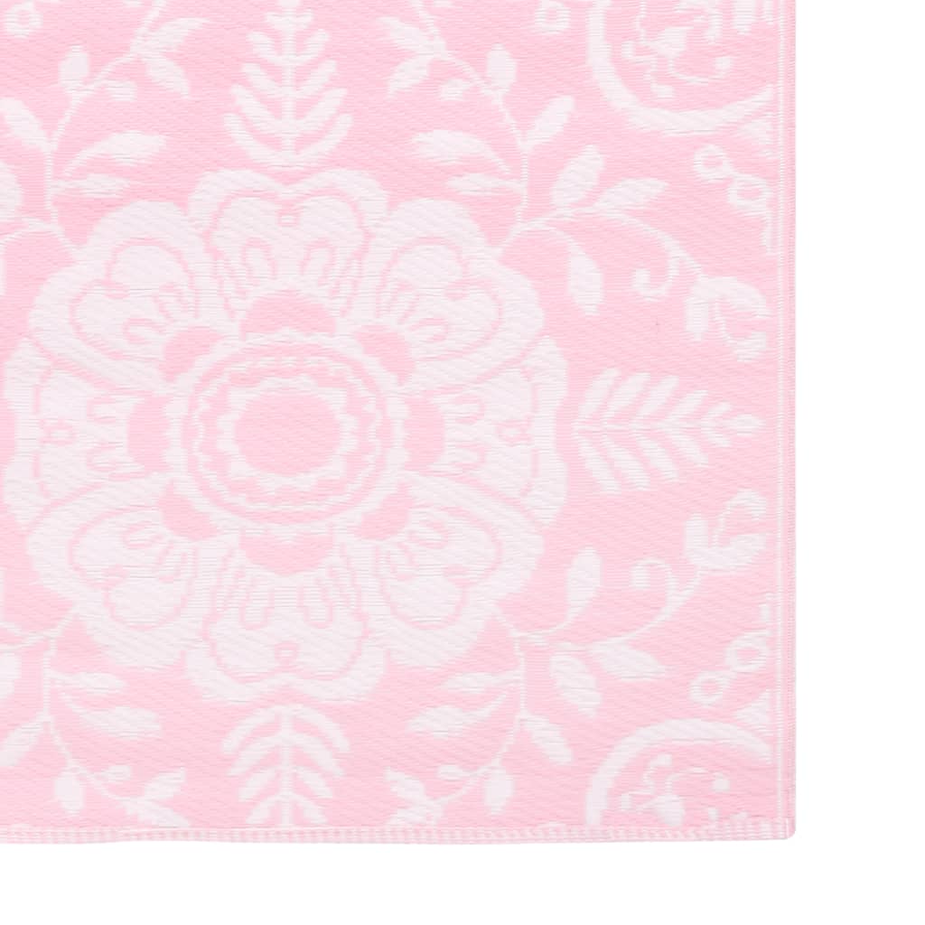 Buitenkleed 160x230 cm PP roze