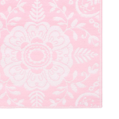 Buitenkleed 160x230 cm PP roze