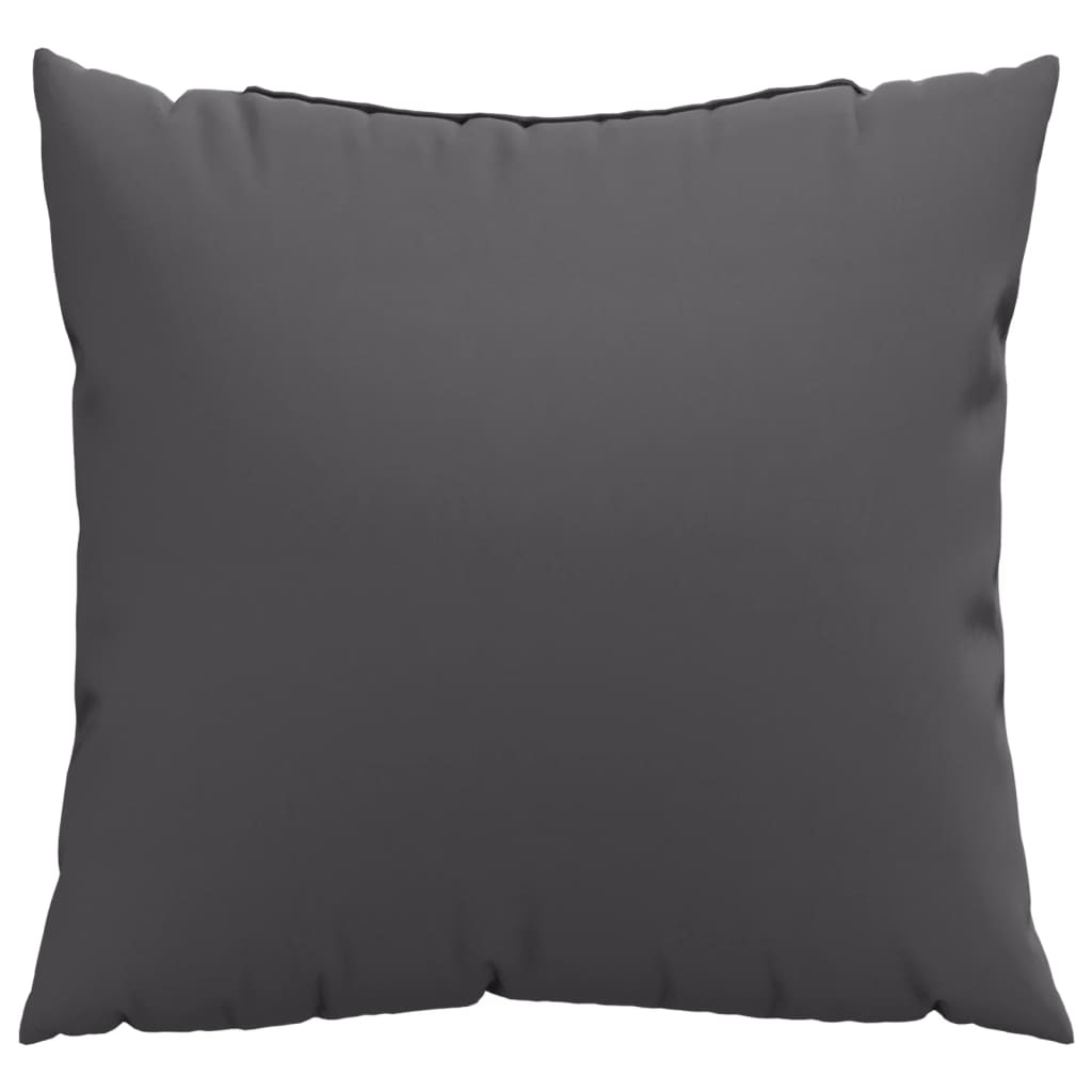 Sierkussens 4 st 40x40 cm stof antracietkleurig