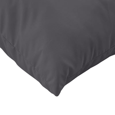 Sierkussens 4 st 40x40 cm stof antracietkleurig