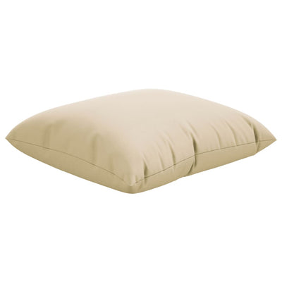 Sierkussens 4 st 40x40 cm stof beige
