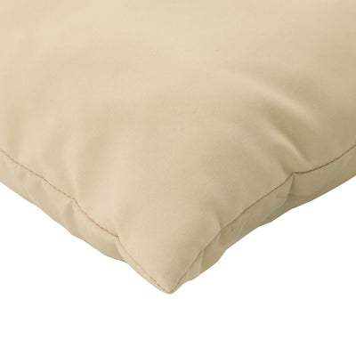 Sierkussens 4 st 40x40 cm stof beige