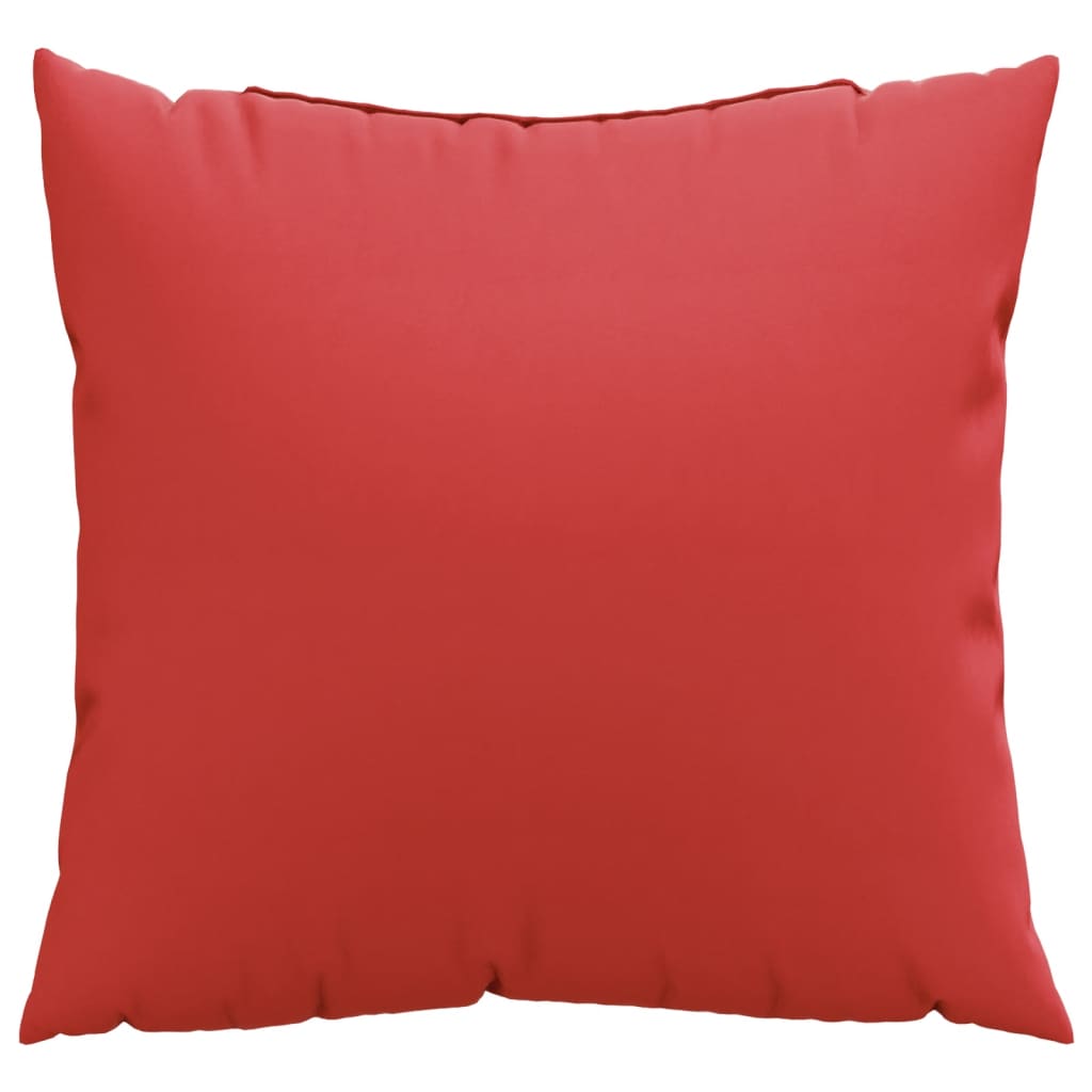 Sierkussens 4 st 40x40 cm stof rood