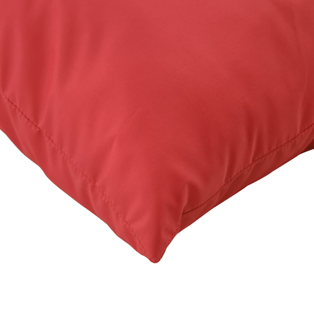 Sierkussens 4 st 40x40 cm stof rood