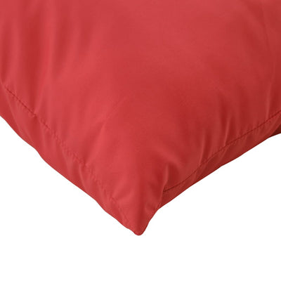 Sierkussens 4 st 40x40 cm stof rood