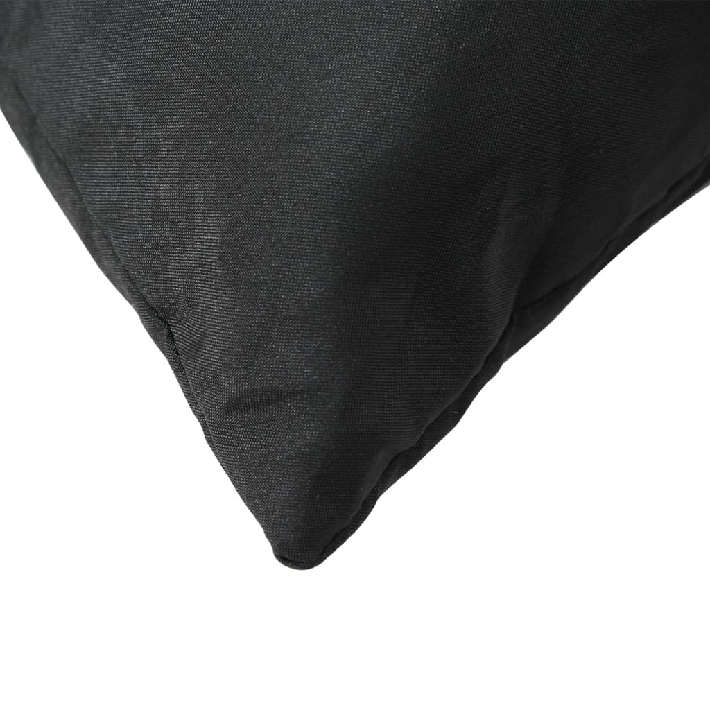 Sierkussens 4 st 40x40 cm stof zwart