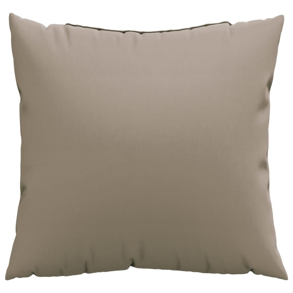 Sierkussens 4 st 40x40 cm stof taupe