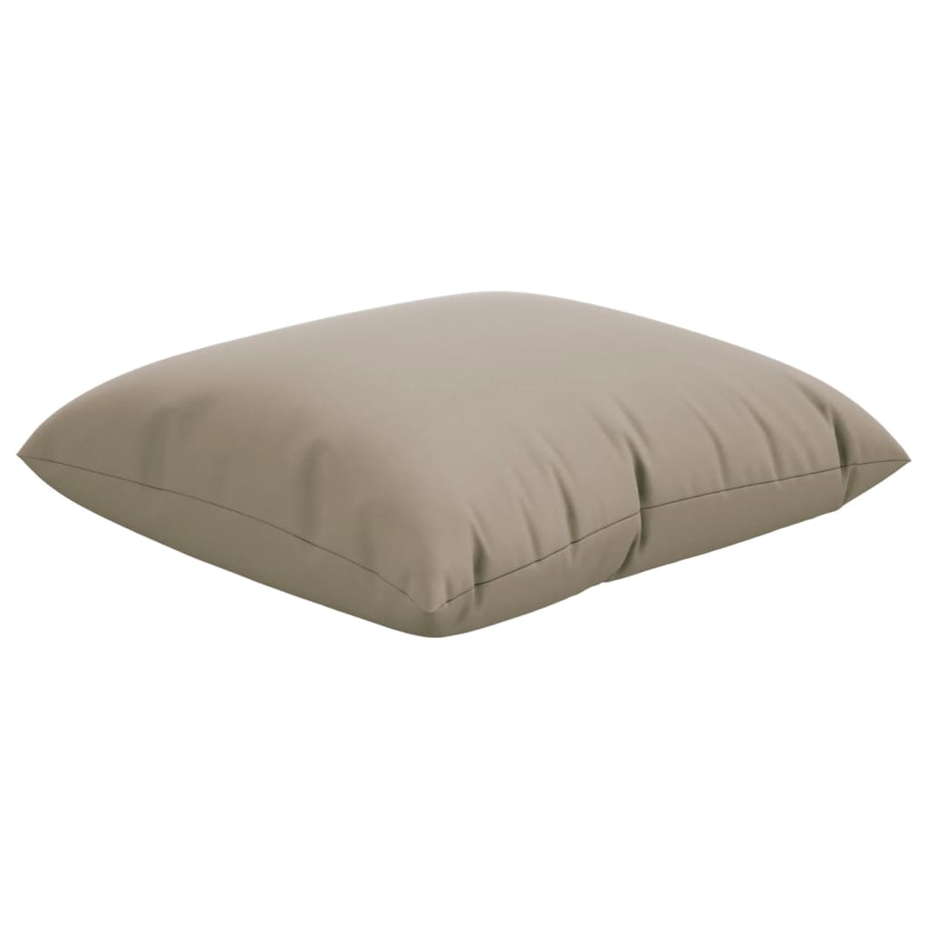 Sierkussens 4 st 40x40 cm stof taupe