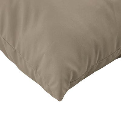 Sierkussens 4 st 40x40 cm stof taupe