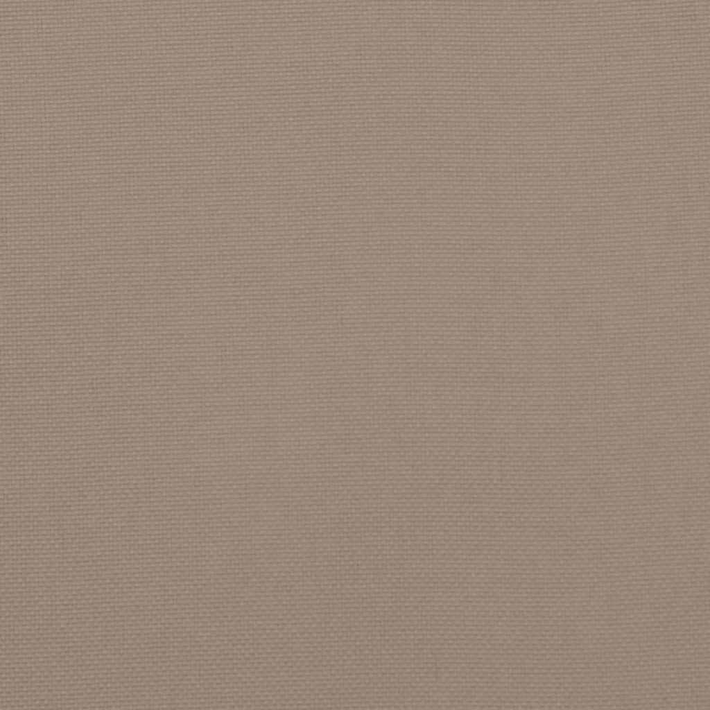 Sierkussens 4 st 40x40 cm stof taupe