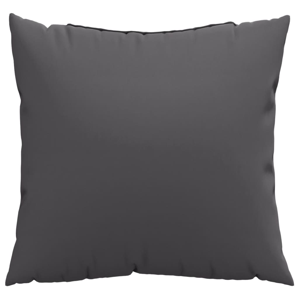 Sierkussens 4 st 50x50 cm stof antracietkleurig