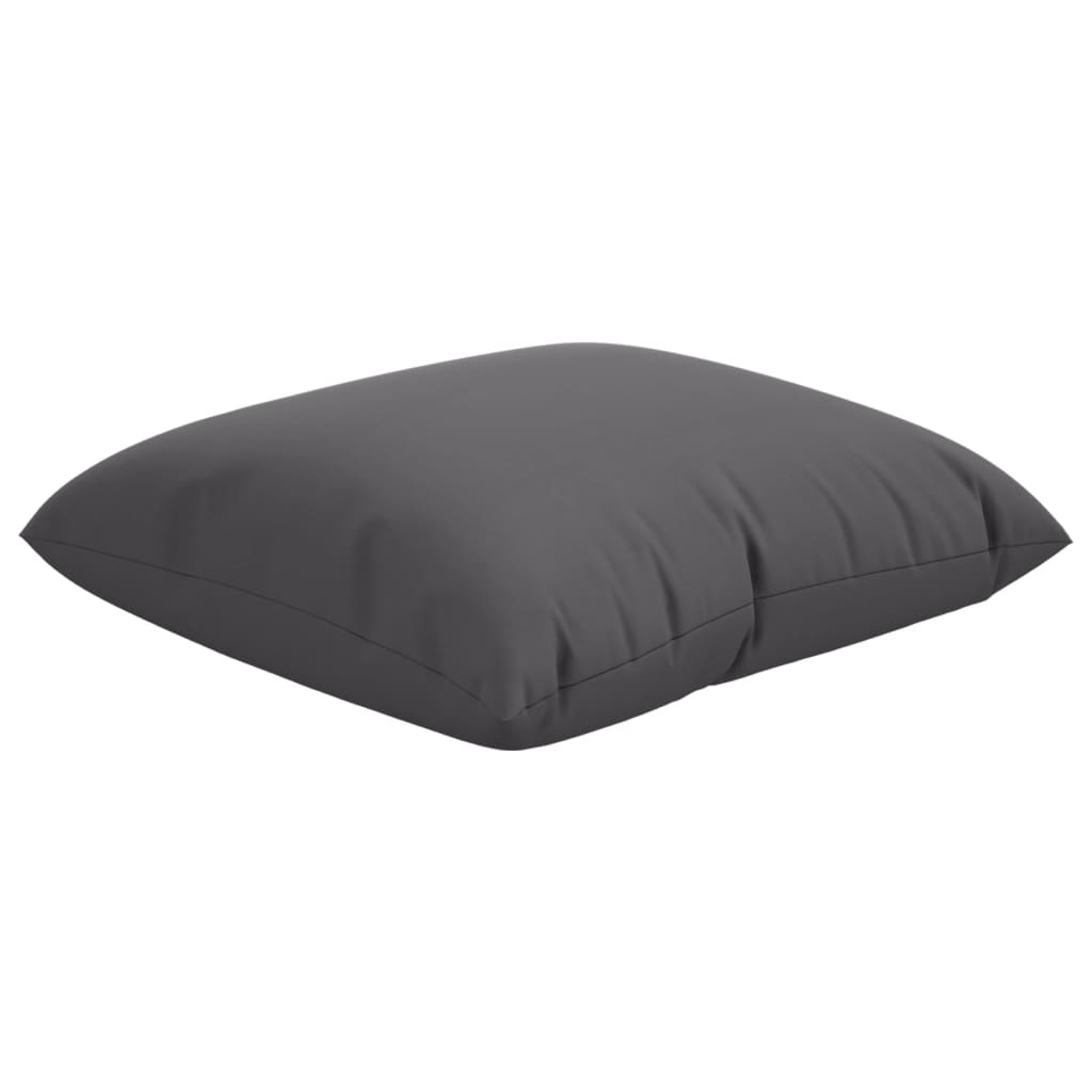 Sierkussens 4 st 50x50 cm stof antracietkleurig