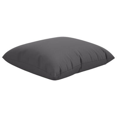 Sierkussens 4 st 50x50 cm stof antracietkleurig