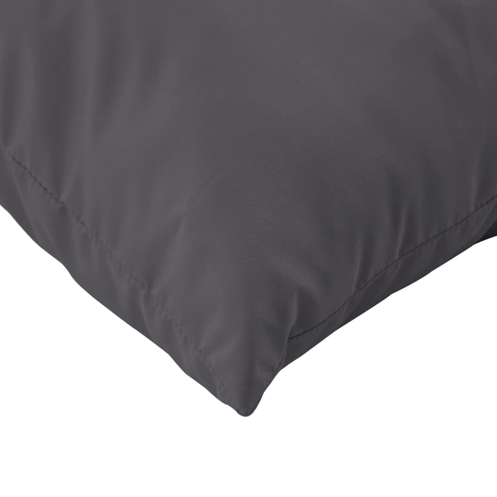 Sierkussens 4 st 50x50 cm stof antracietkleurig