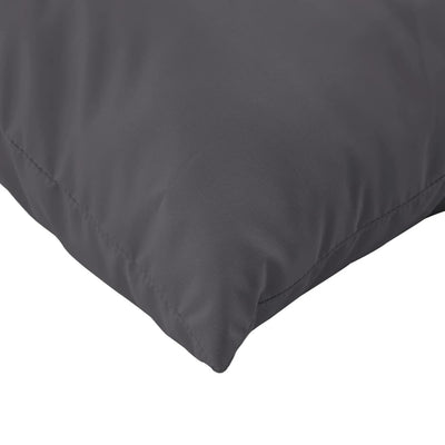 Sierkussens 4 st 50x50 cm stof antracietkleurig