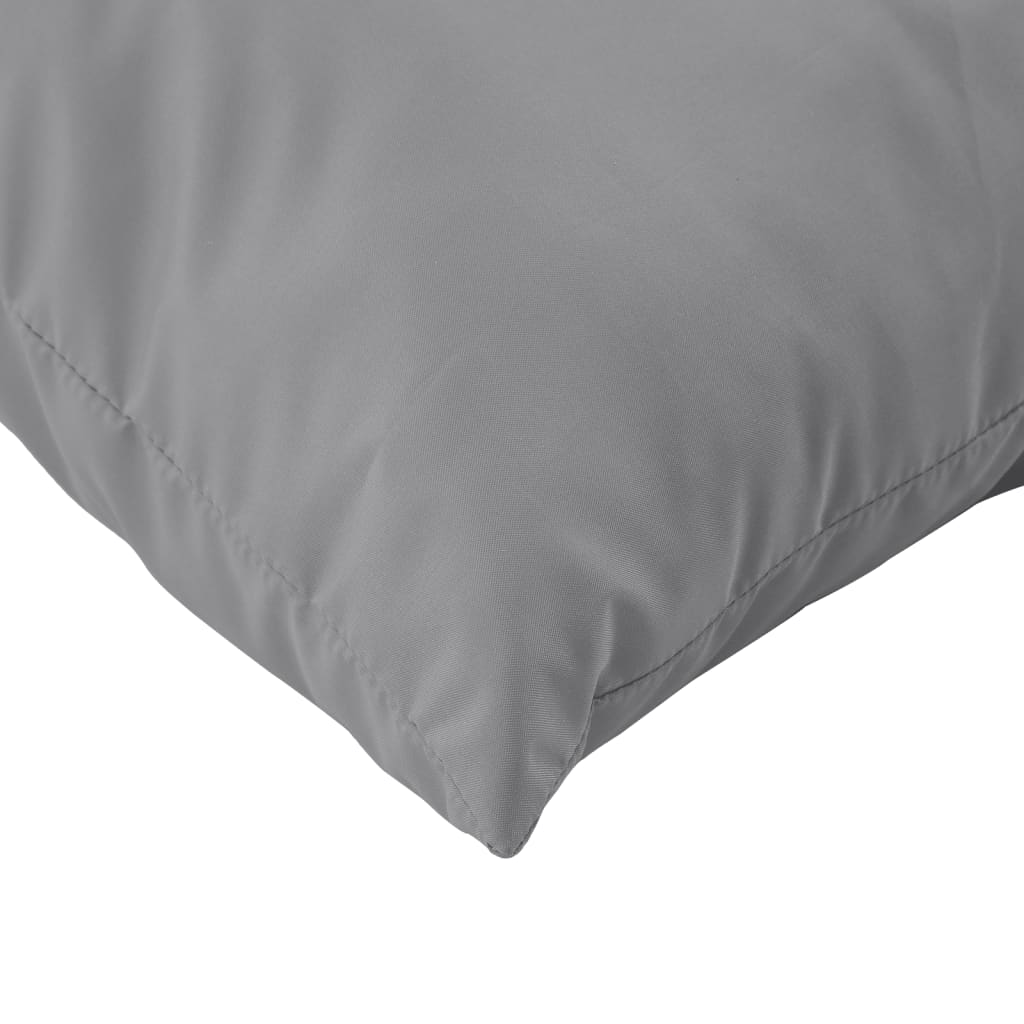Sierkussens 4 st 50x50 cm stof grijs