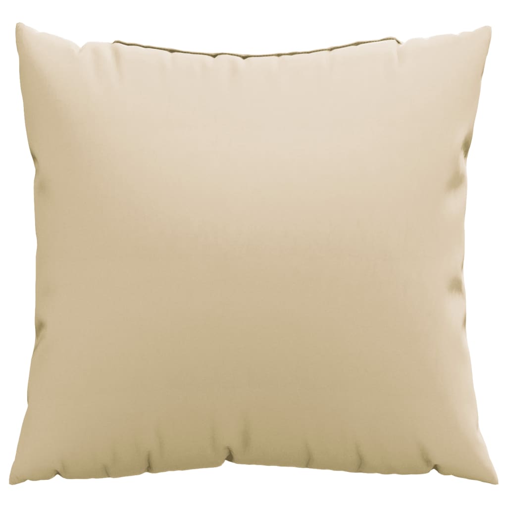 Sierkussens 4 st 50x50 cm stof beige