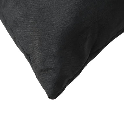 Sierkussens 4 st 50x50 cm stof zwart