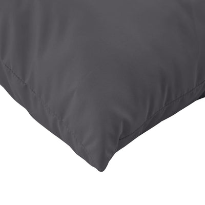 Sierkussens 4 st 60x60 cm stof antracietkleurig