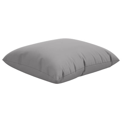 Sierkussens 4 st 60x60 cm stof grijs
