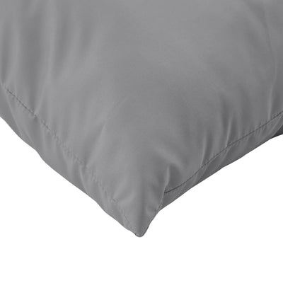 Sierkussens 4 st 60x60 cm stof grijs