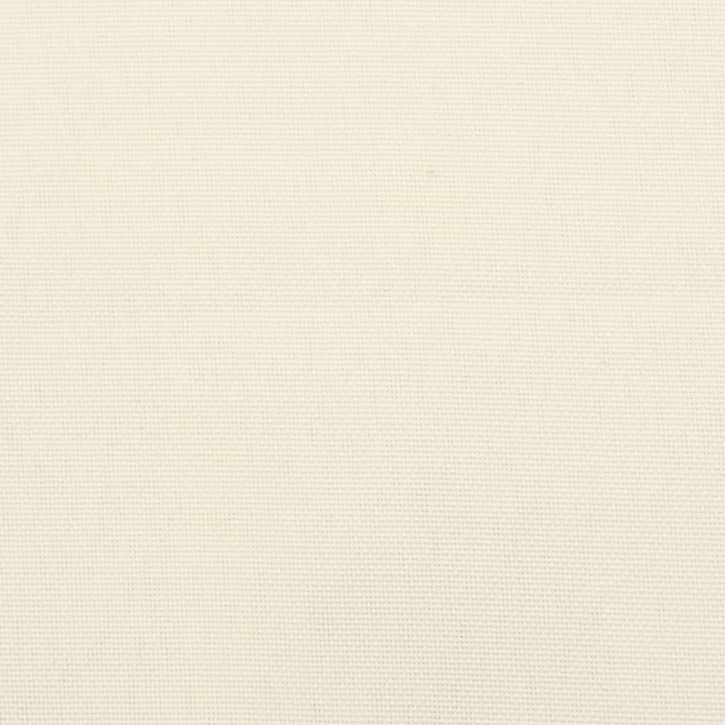Sierkussens 4 st 60x60 cm stof crèmekleurig