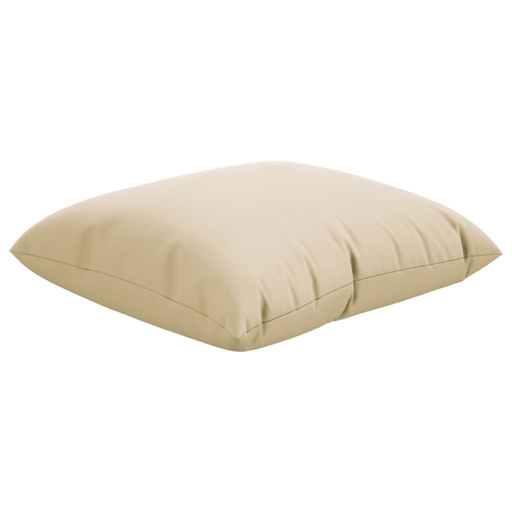 Sierkussens 4 st 60x60 cm stof beige
