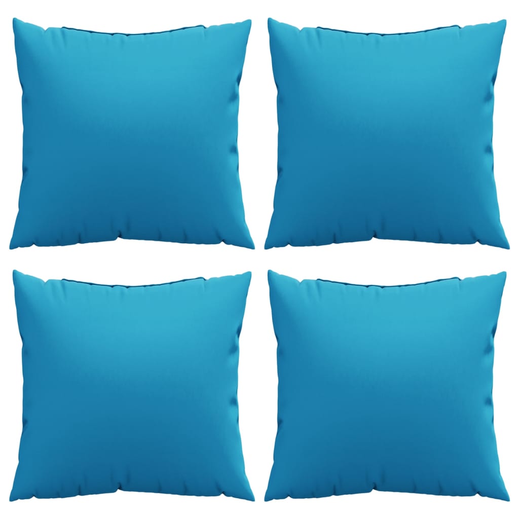 Sierkussens 4 st 60x60 cm stof groen