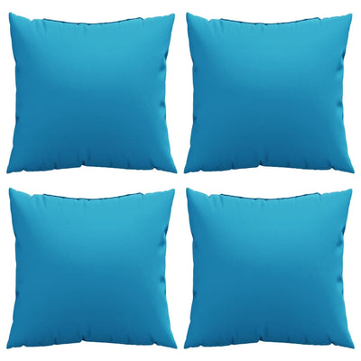Sierkussens 4 st 60x60 cm stof groen