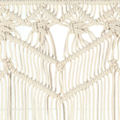 Gordijn macramé 140x240 cm katoen