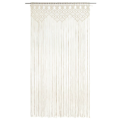 Gordijn macramé 140x240 cm katoen