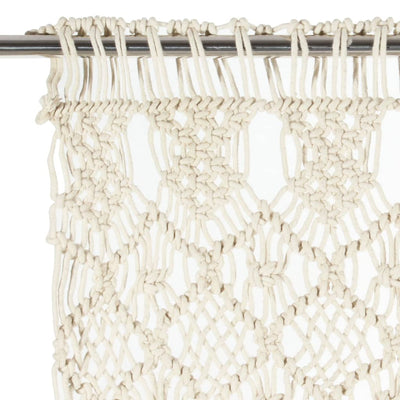 Gordijn macramé 140x240 cm katoen