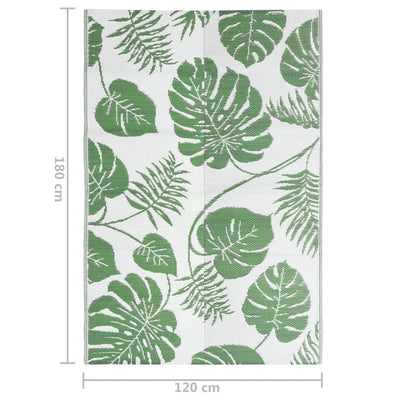 Buitenkleed 120x180 cm polypropeen groen