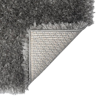 Vloerkleed shaggy hoogpolig 50 mm 160x230 cm antracietkleurig