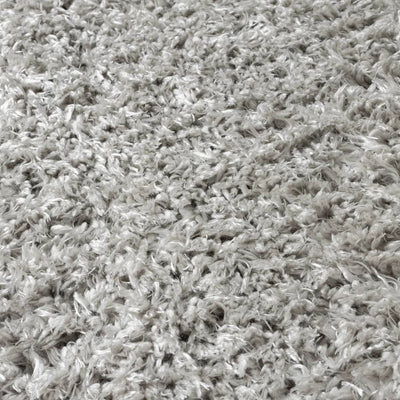 Vloerkleed shaggy hoogpolig 50 mm 160x230 cm grijs