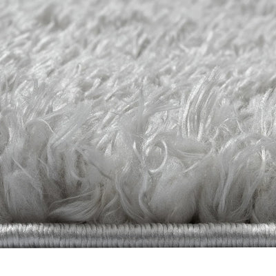 Vloerkleed shaggy hoogpolig 50 mm 160x230 cm grijs