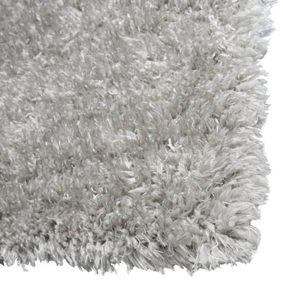 Vloerkleed shaggy hoogpolig 50 mm 160x230 cm grijs