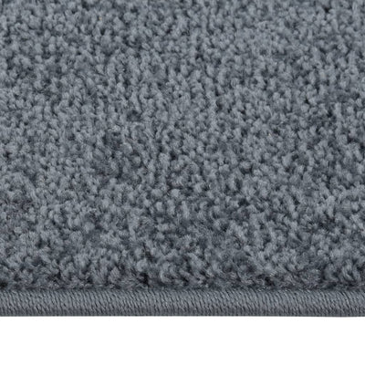Vloerkleed kortpolig 80x150 cm antracietkleurig
