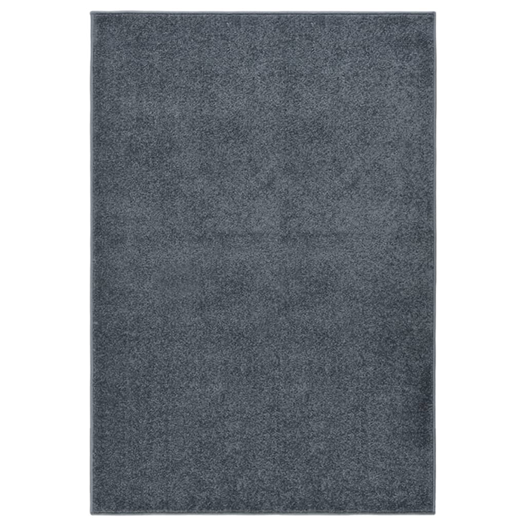Vloerkleed kortpolig 200x290 cm antracietkleurig