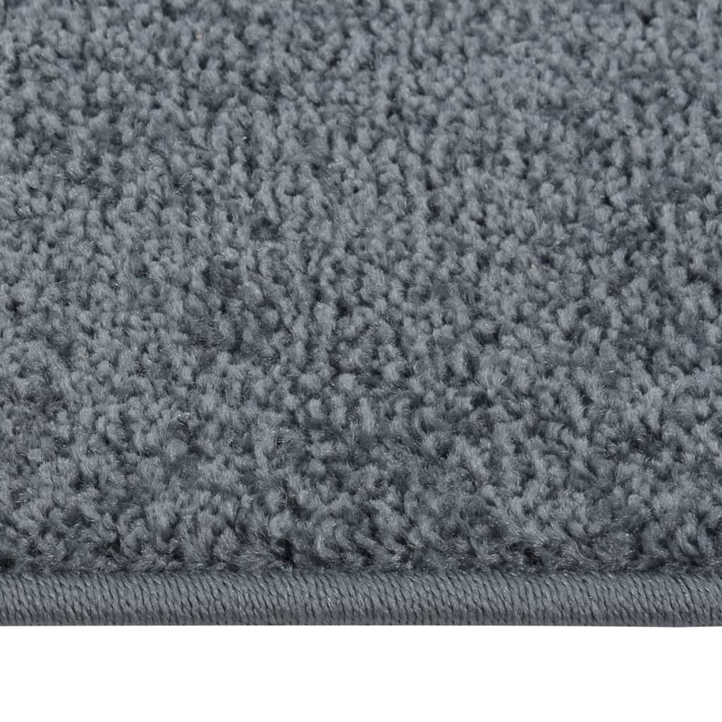 Vloerkleed kortpolig 200x290 cm antracietkleurig