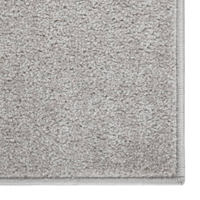 Vloerkleed kortpolig 200x290 cm lichtgrijs