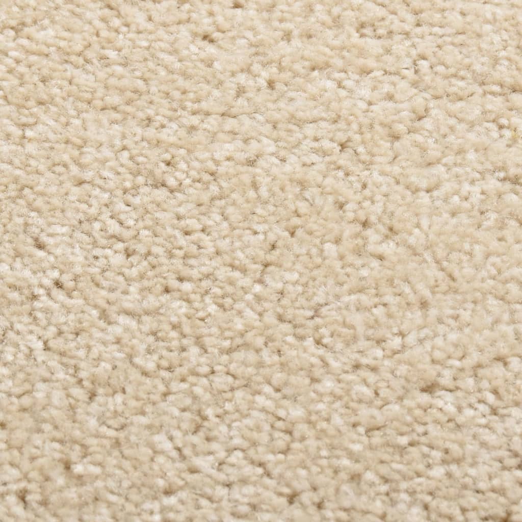 Vloerkleed kortpolig 240x340 cm beige