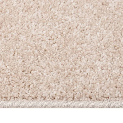 Vloerkleed kortpolig 200x290 cm donkerbeige