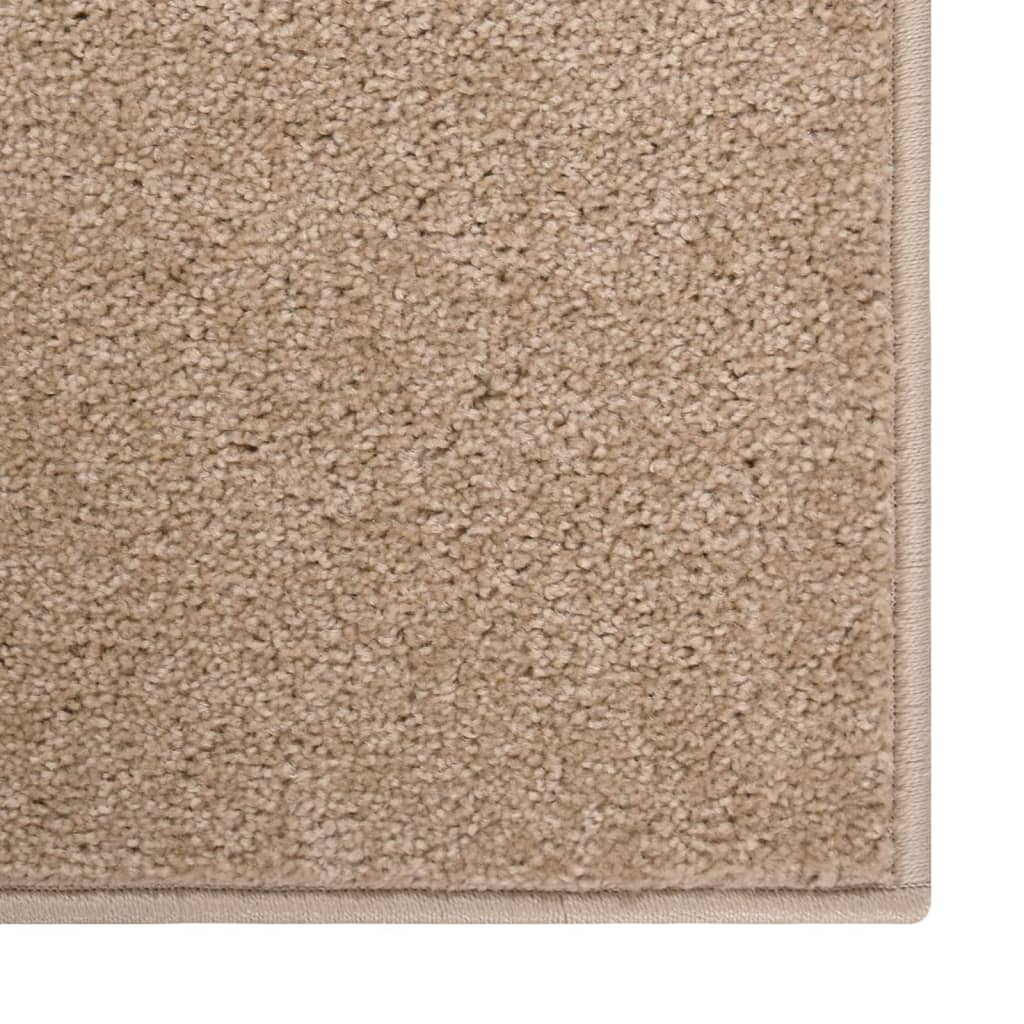 Vloerkleed kortpolig 120x170 cm bruin