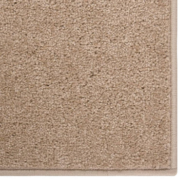 Vloerkleed kortpolig 120x170 cm bruin