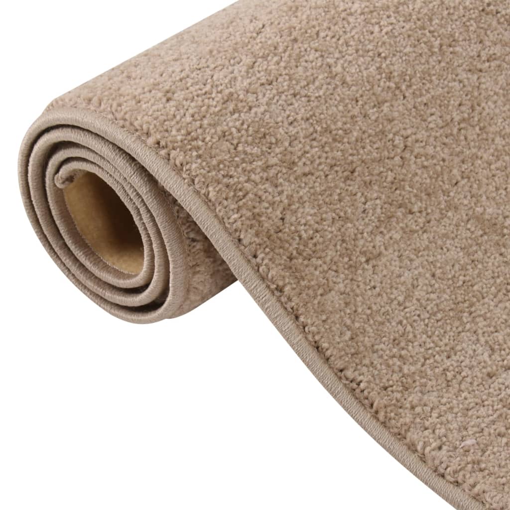 Vloerkleed kortpolig 200x290 cm bruin