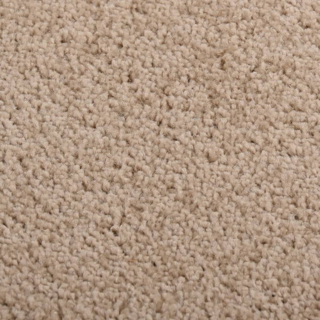 Vloerkleed kortpolig 200x290 cm bruin