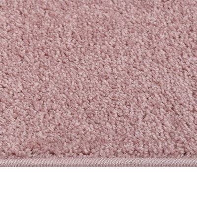 Vloerkleed kortpolig 80x150 cm roze