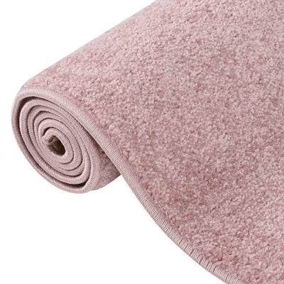 Vloerkleed kortpolig 80x150 cm roze