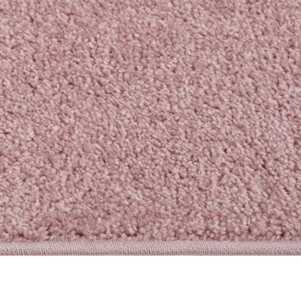 Vloerkleed kortpolig 140x200 cm roze